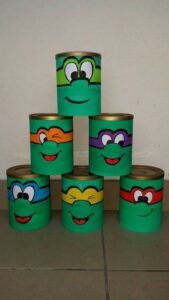 jogo de lata das tartarugas ninjas