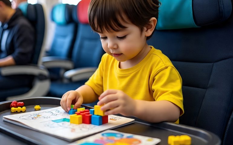 ia - crianca brincando no aviao